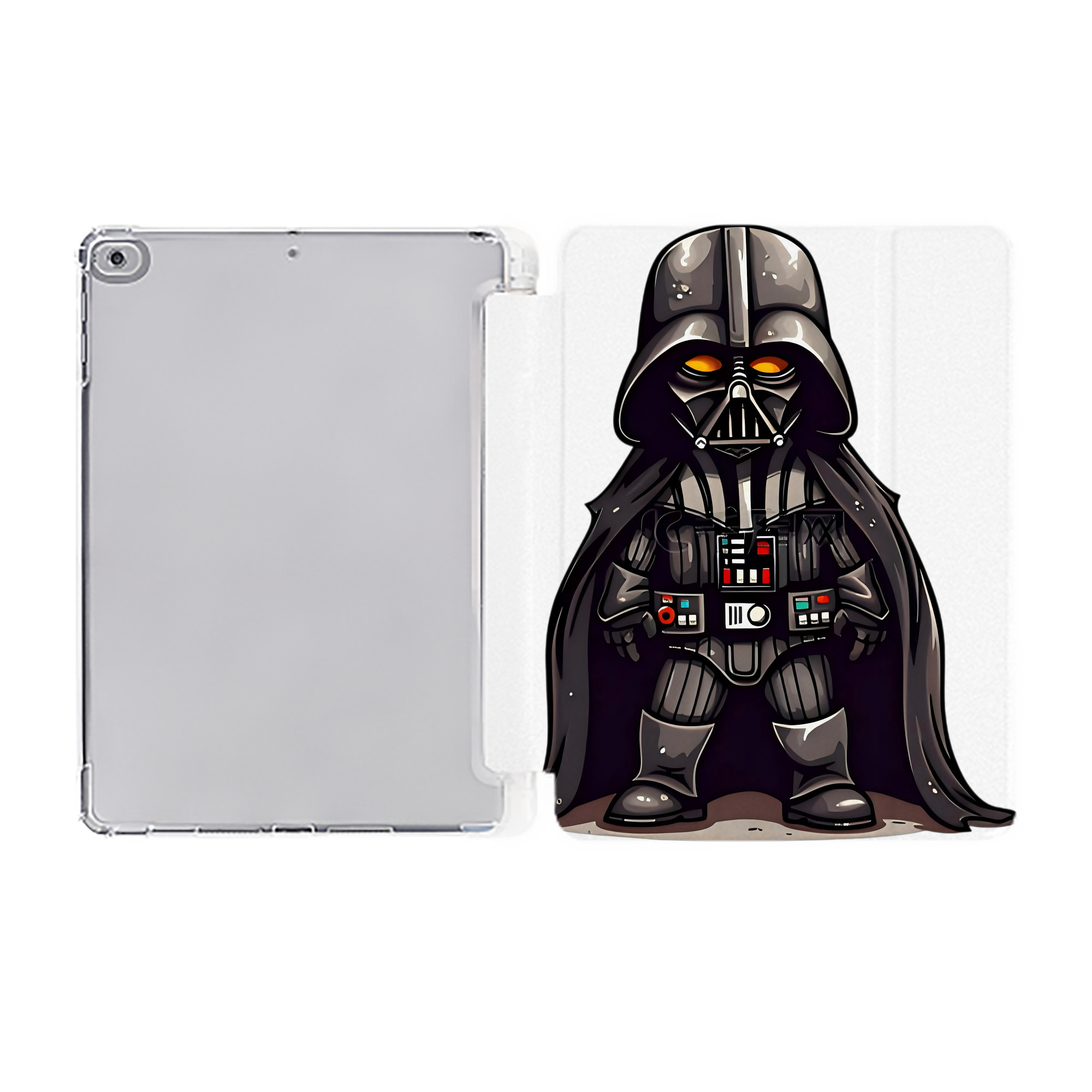 （画像用） スター・ウォーズ Star Wars IPad ケース ペン収納付き 三つ折りスタンド PUレザー×シリコン 対応機種9.5/10.5/10.9インチ